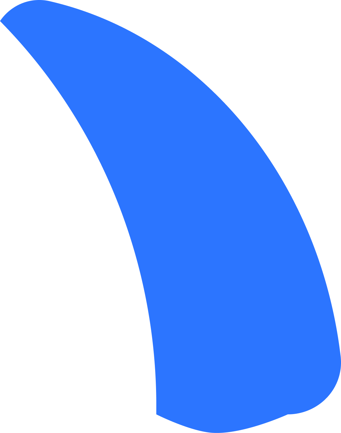 image vectorielle en forme de vague couleur bleu crayola